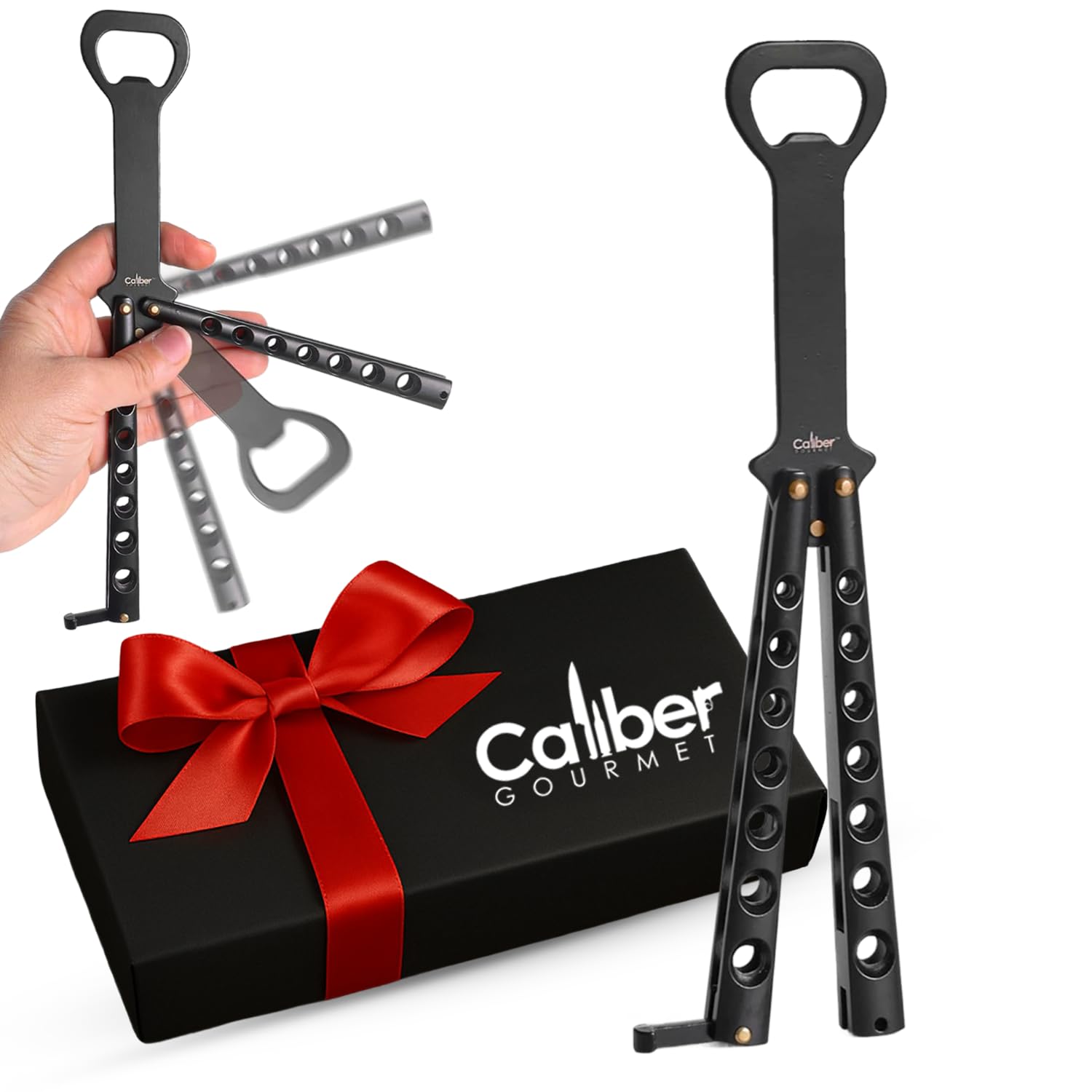 Amazon | Caliber Gourmet バタフライナイフ 栓抜き | クール Balisong
